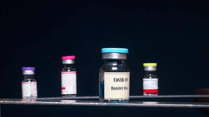 Labeled vaccine vials — 2–8°C pharma freight monitored reading by reading across the entire transit