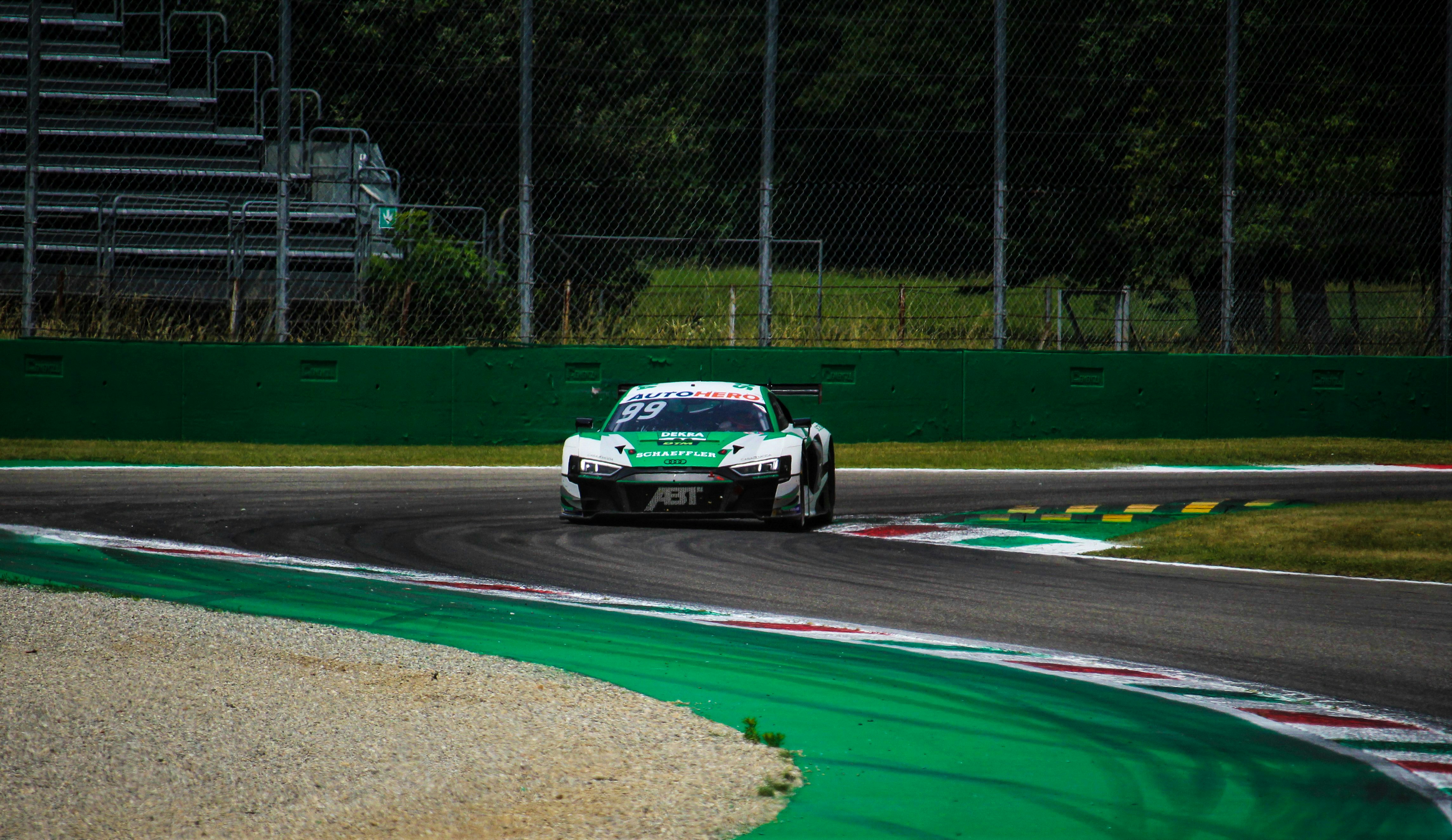Race car equipped with RIGID's Alphacooler, the best race cooler for optimal cooling performance
