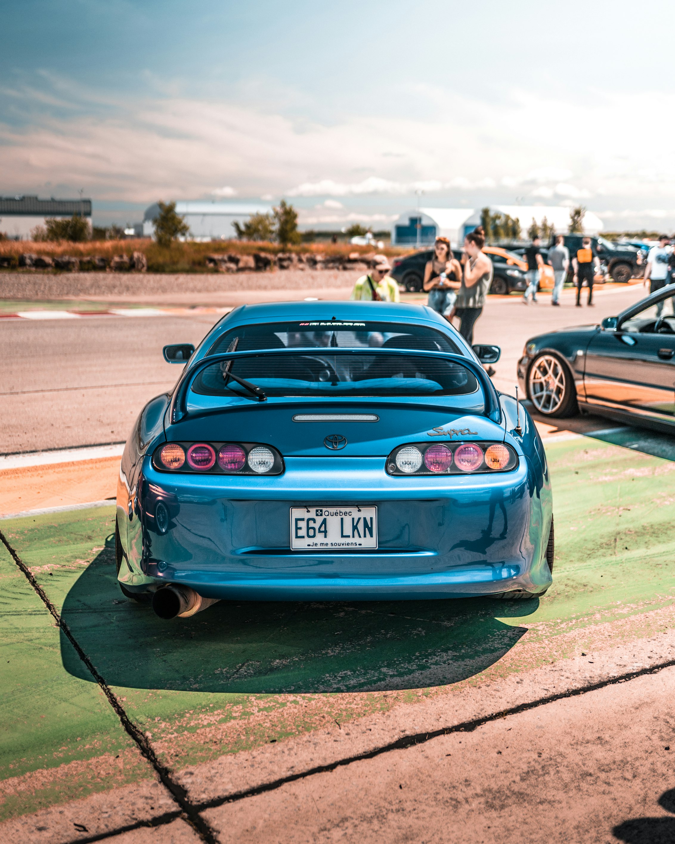 Toyoto Supra at car meet