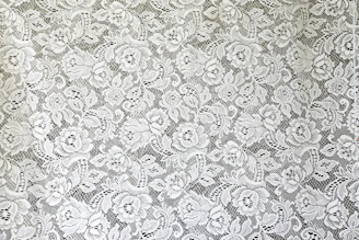 white and black floral textile