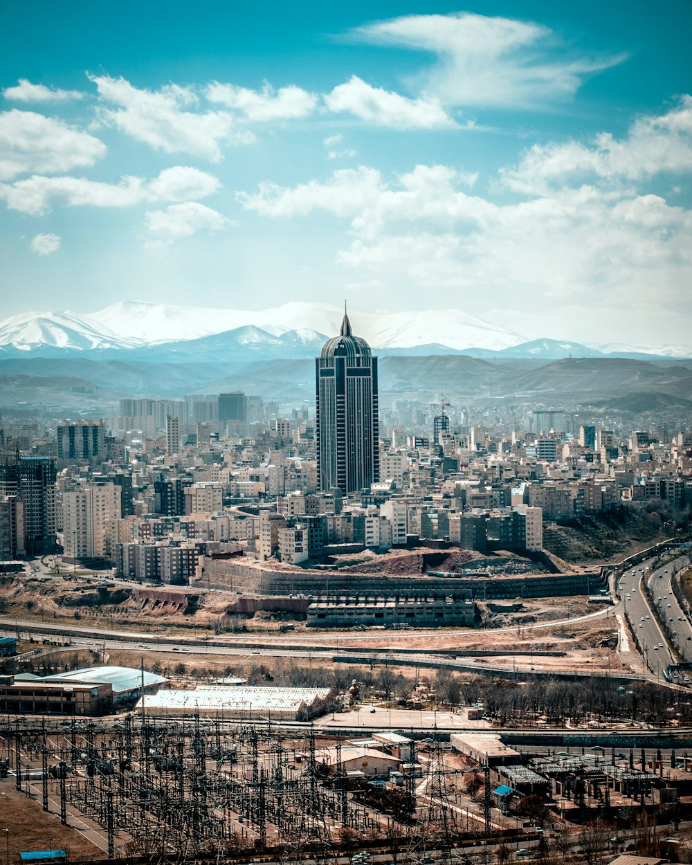 aerial view of city buildings during daytime