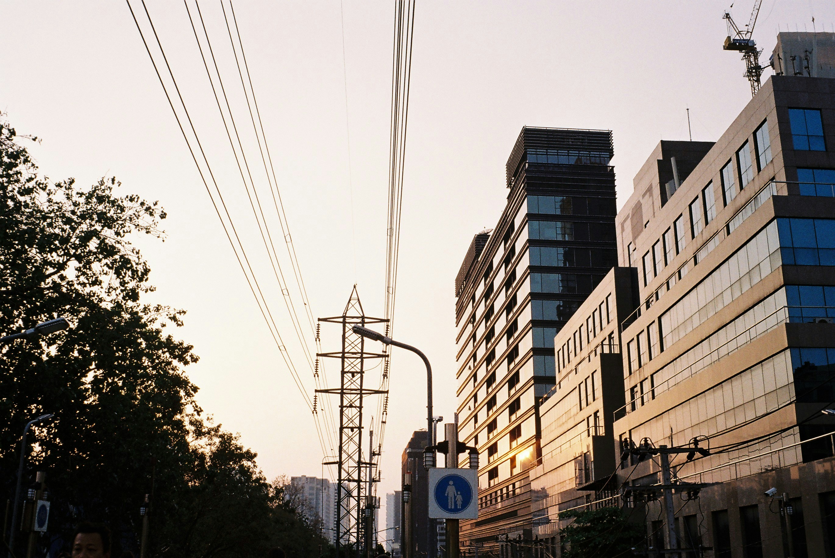 busy street in the South Loop with high-rises in the background - south loop high rises
