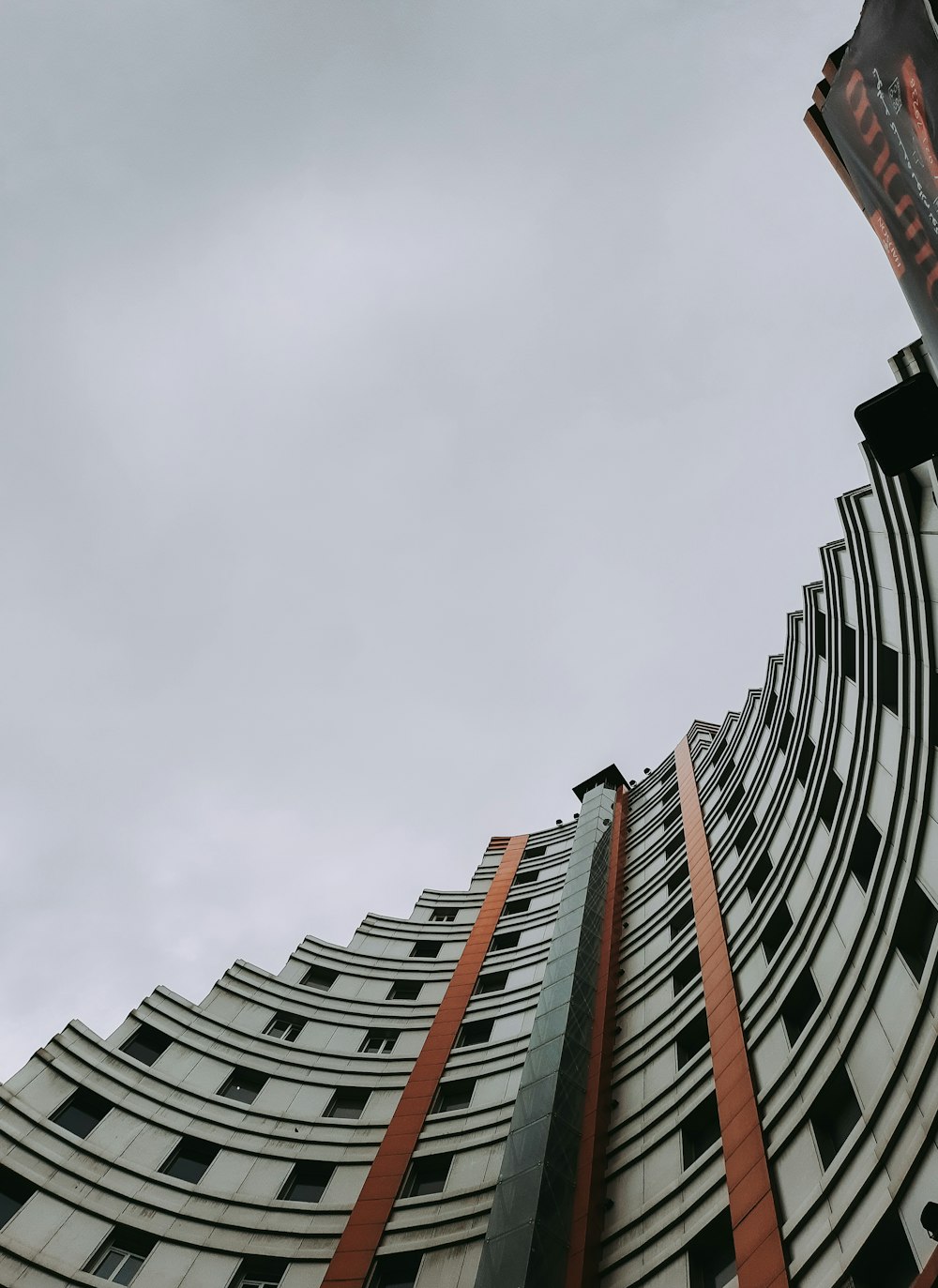 low angle photography of high rise building