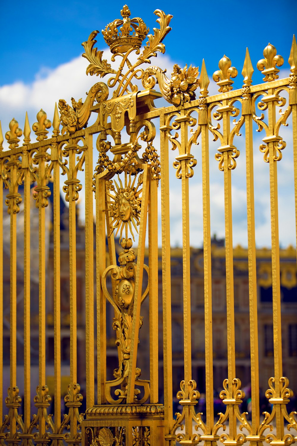 gold steel cross with cross