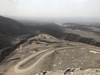 aerial view of gray mountains during daytime