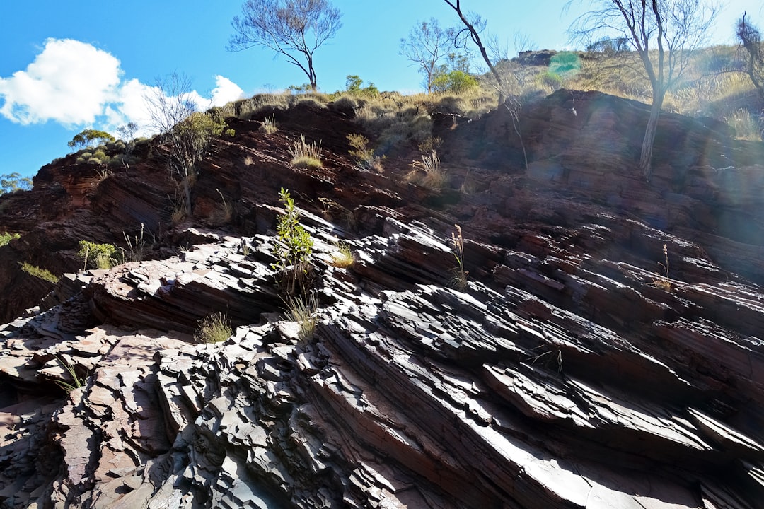 brown and gray rock formation under blue sky during daytime