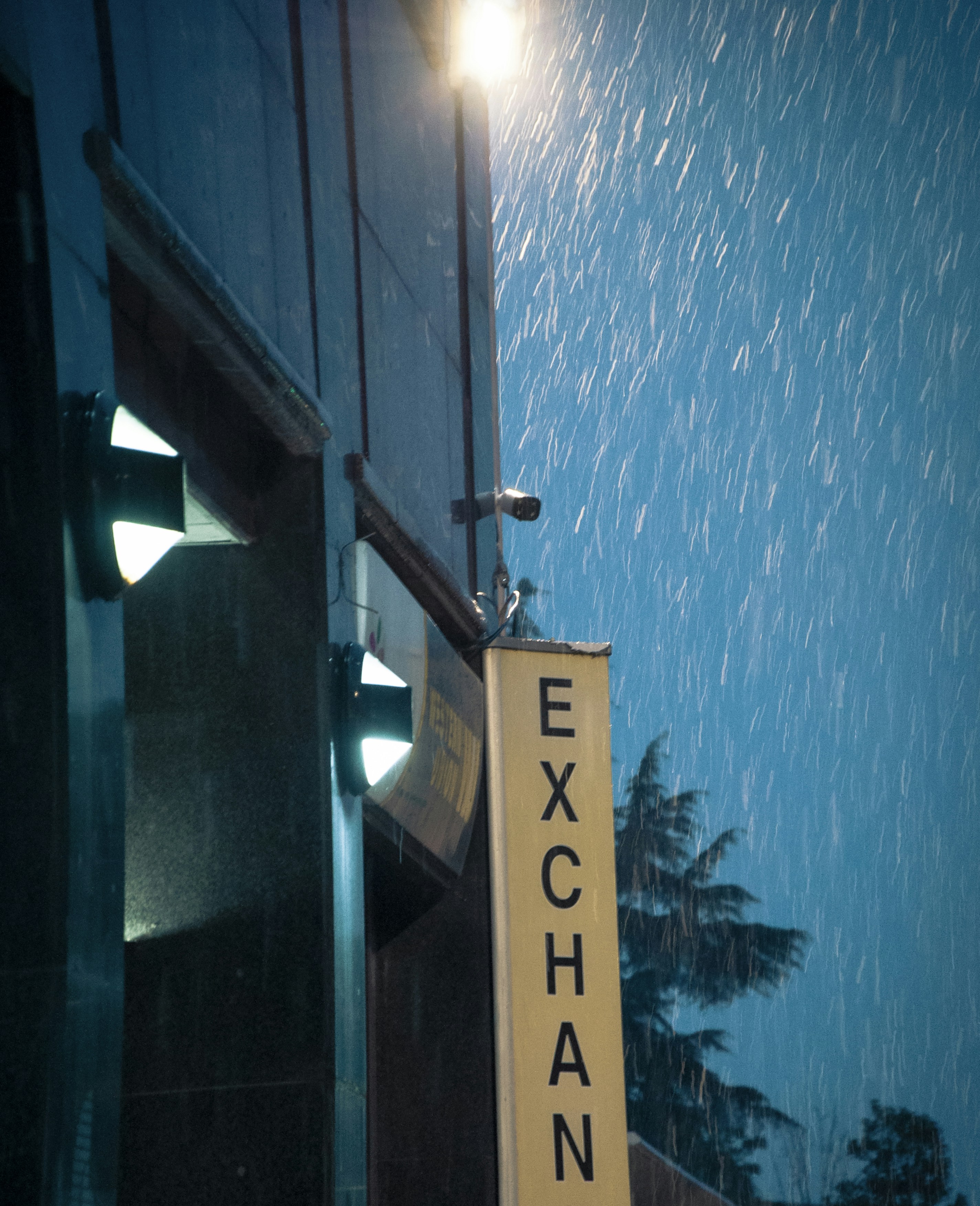 a sign that is on the side of a building