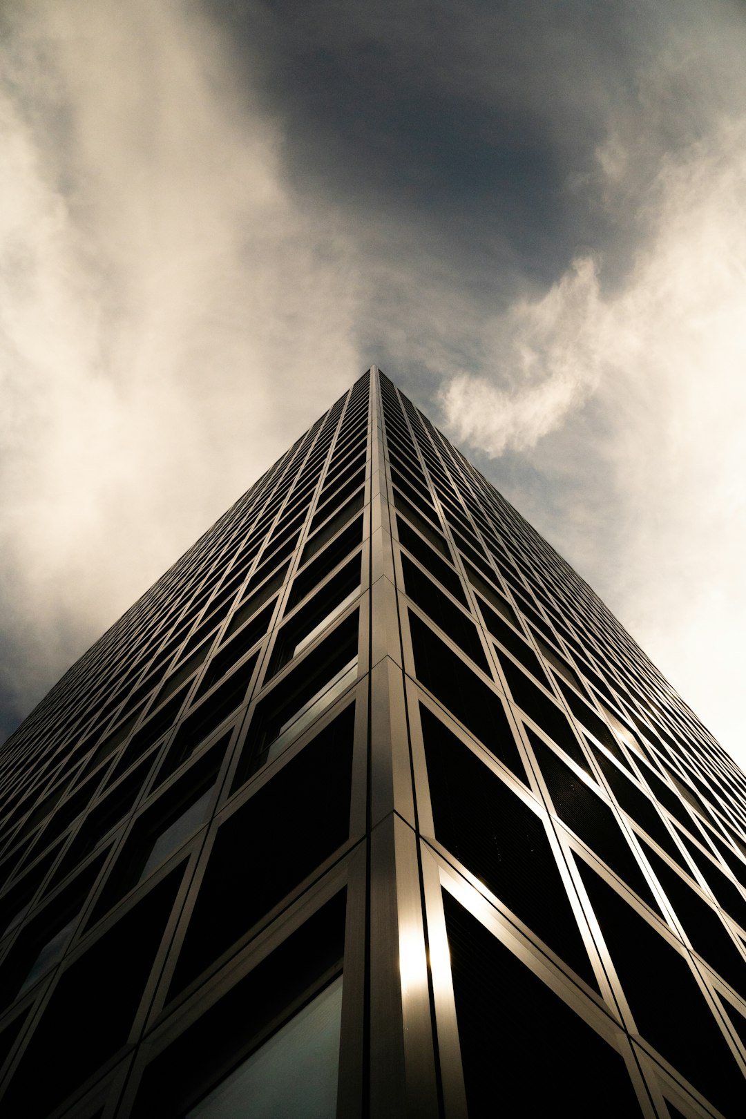 low angle photography of high rise building