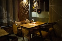 A cozy dining area filled with vintage decor and Italian cuisine.