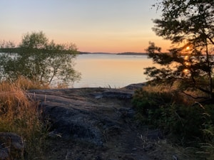 Sunset Lakeside Calm