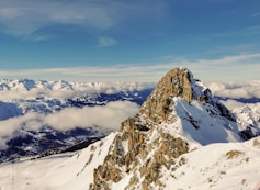 snow covered mountain under blue sky during daytime