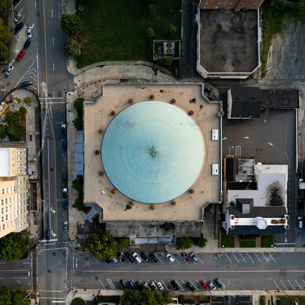 aerial view of city buildings during daytime