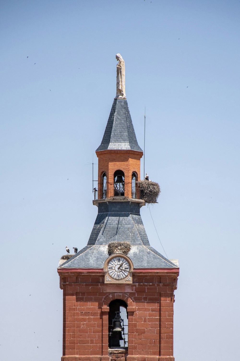 brown and black concrete tower