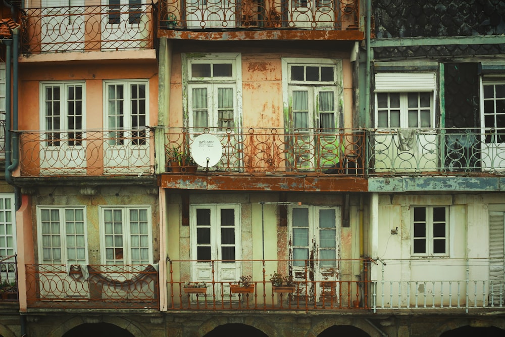 white and brown concrete house