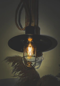 black and white pendant lamp