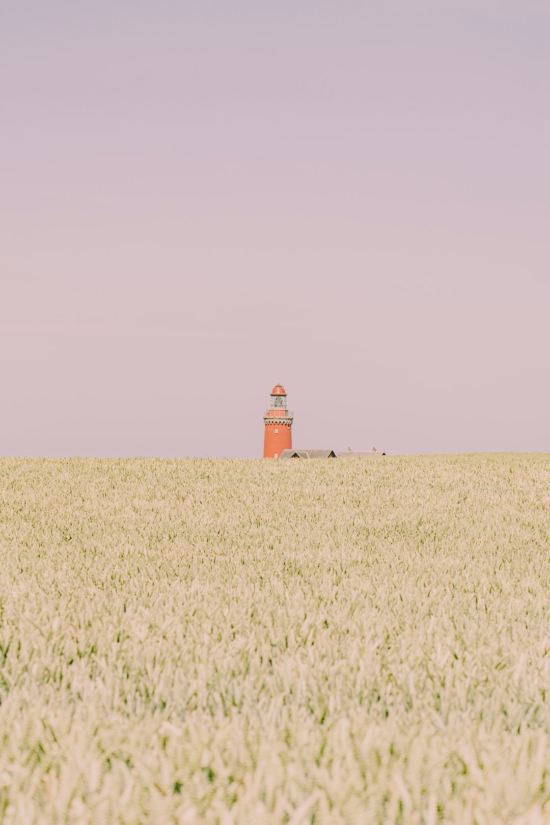 brown and white lighthouse on green grass field during daytime