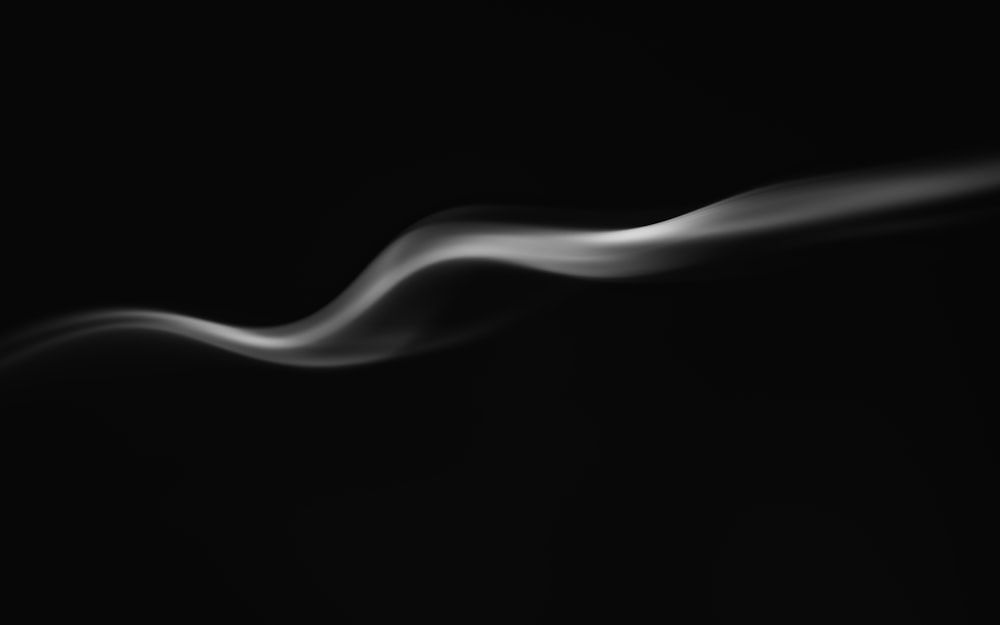 white smoke on black background