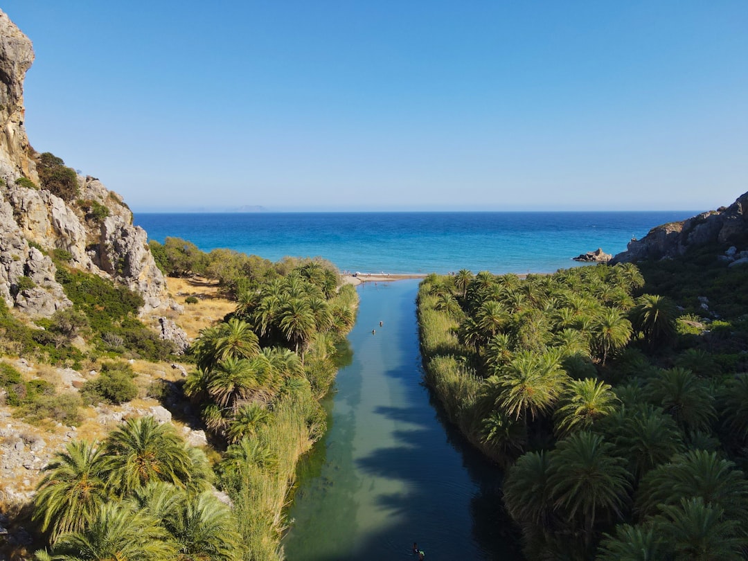 Preveli beach spot for road trip in Crete