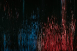 red blue and black abstract painting