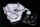 black and silver stethoscope on white textile