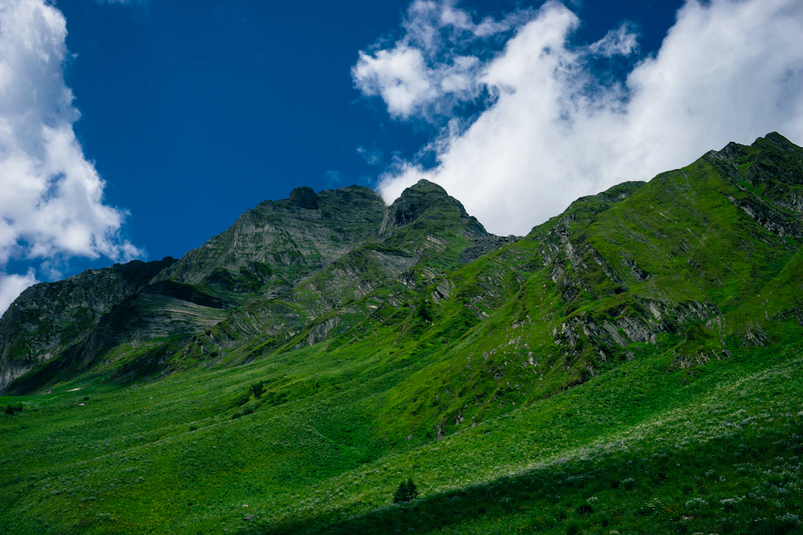 Lush green mountains and valleys of Georgia