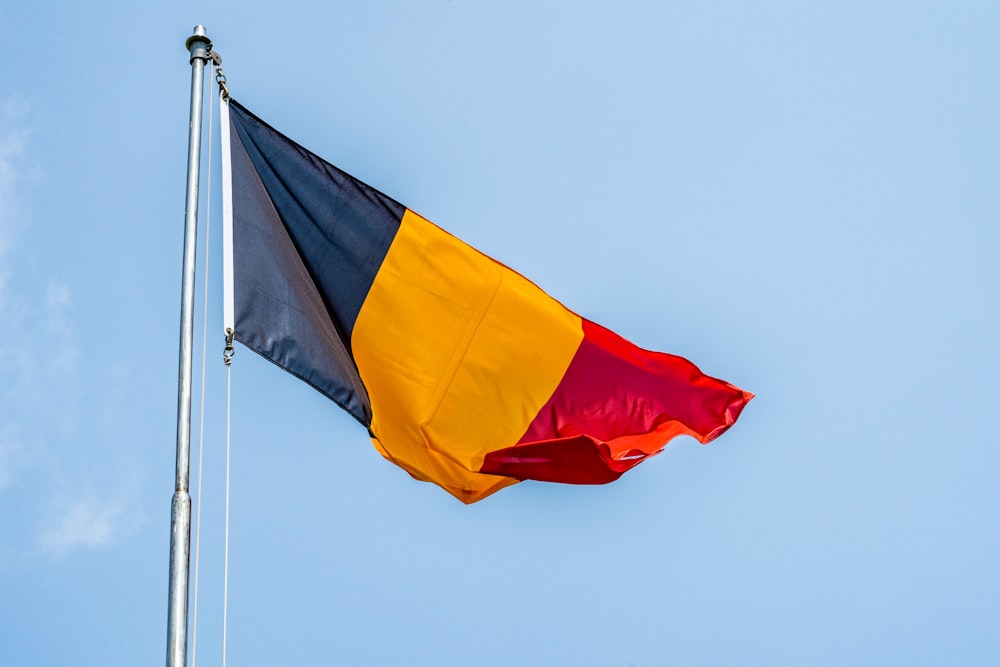 red yellow and blue flag