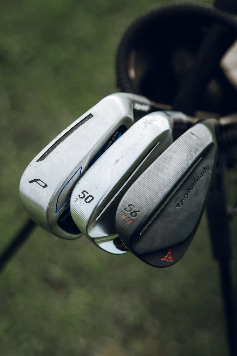 Three wedges side by side