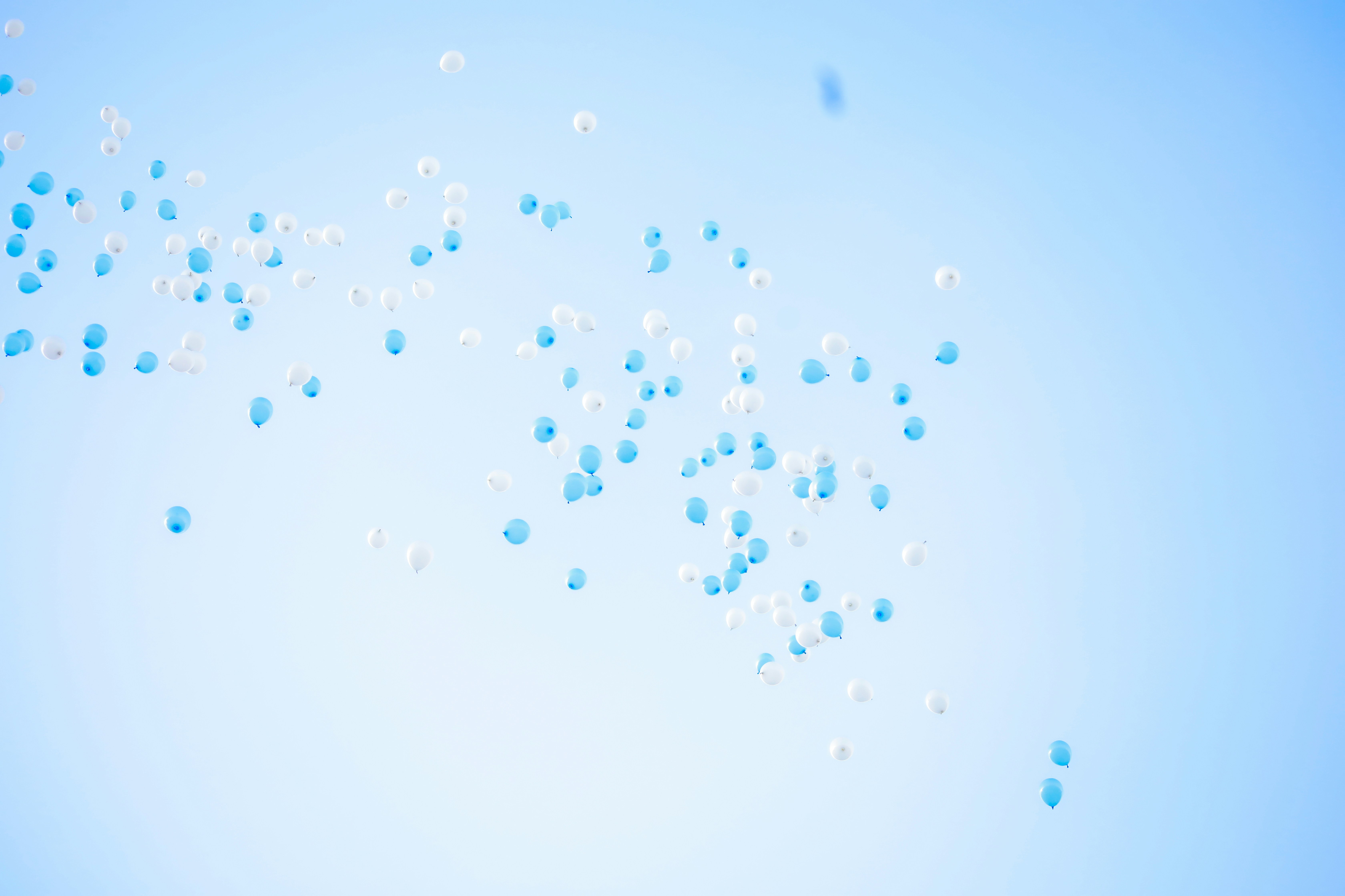 blue and white water droplets