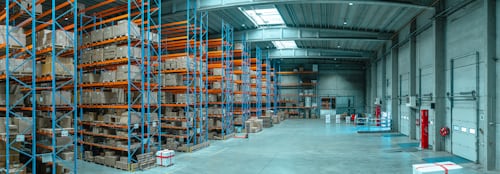 Inventory stock in a warehouse