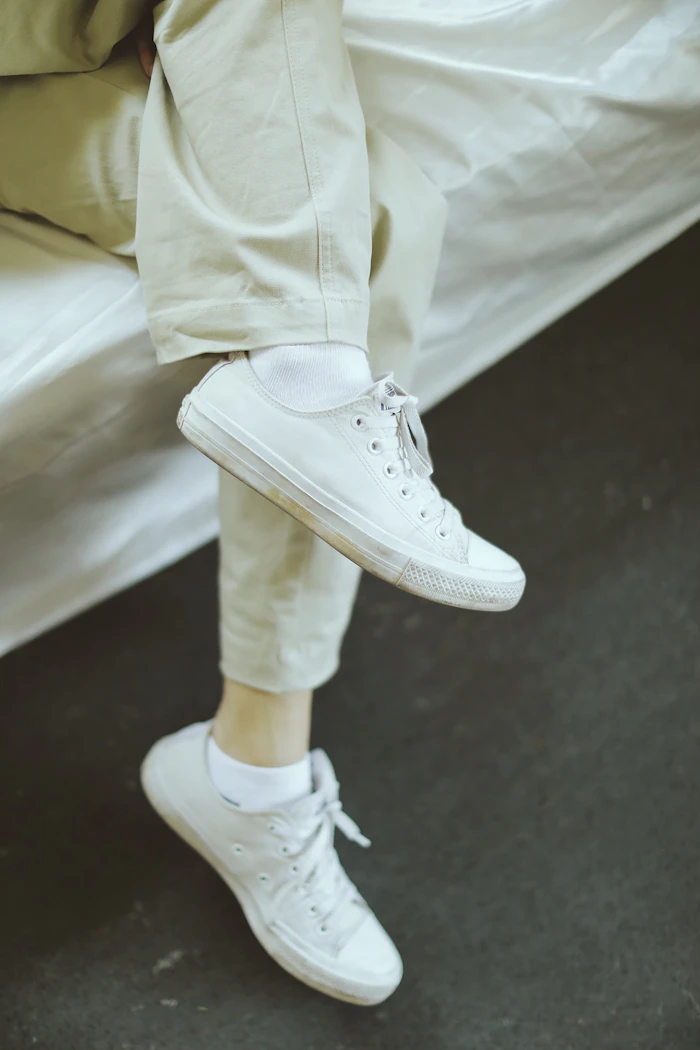 White Canvas Sneakers