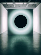 A sleek frosted glass panel glowing softly with electric saffron neon accents against an obsidian-black background.