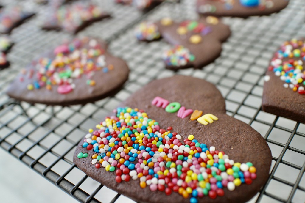 Pastel Heart Cookies