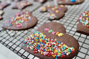 Pastel Heart Cookies