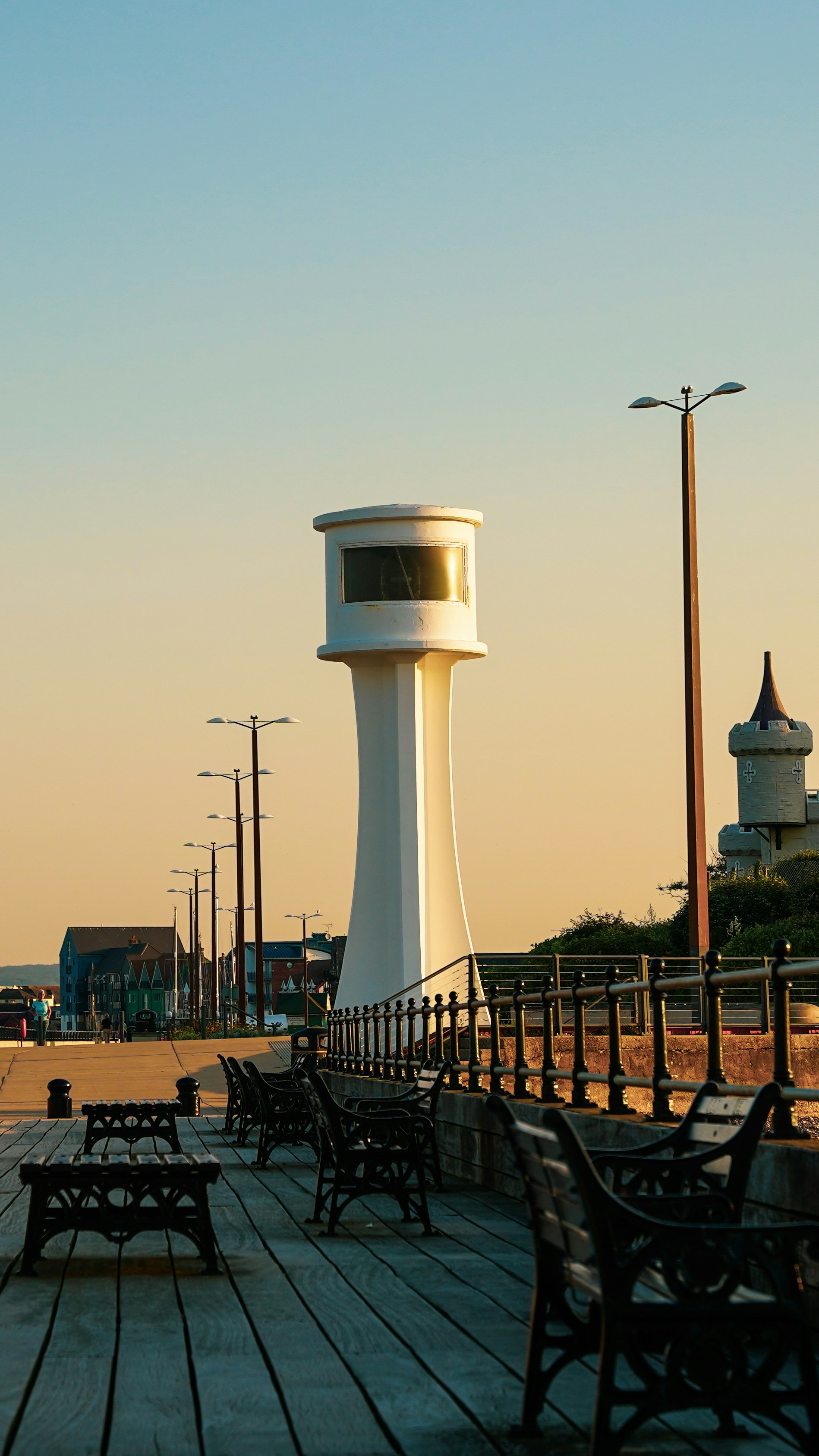white tower under white sky during daytime