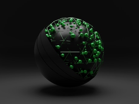 green and white ball on white surface