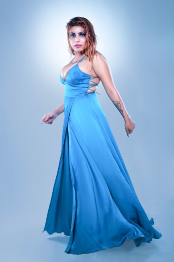 Light Blue Maxi Dress