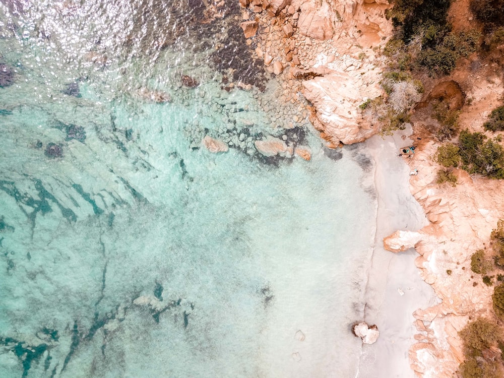 aerial view of body of water during daytime