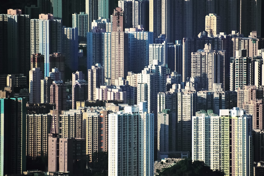 high rise buildings during daytime