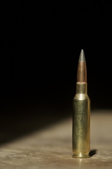 brown and gray pen on white surface