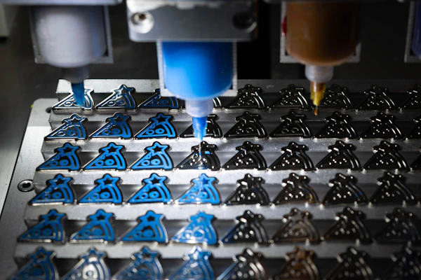 Assembled mould tool with core and cavity