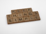 brown wooden blocks on white table