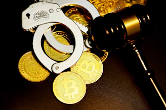 gold and silver round coins