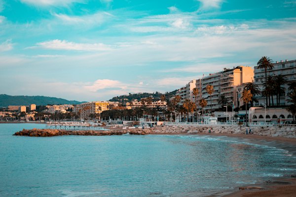 The beach and the seafront — Cannes, France