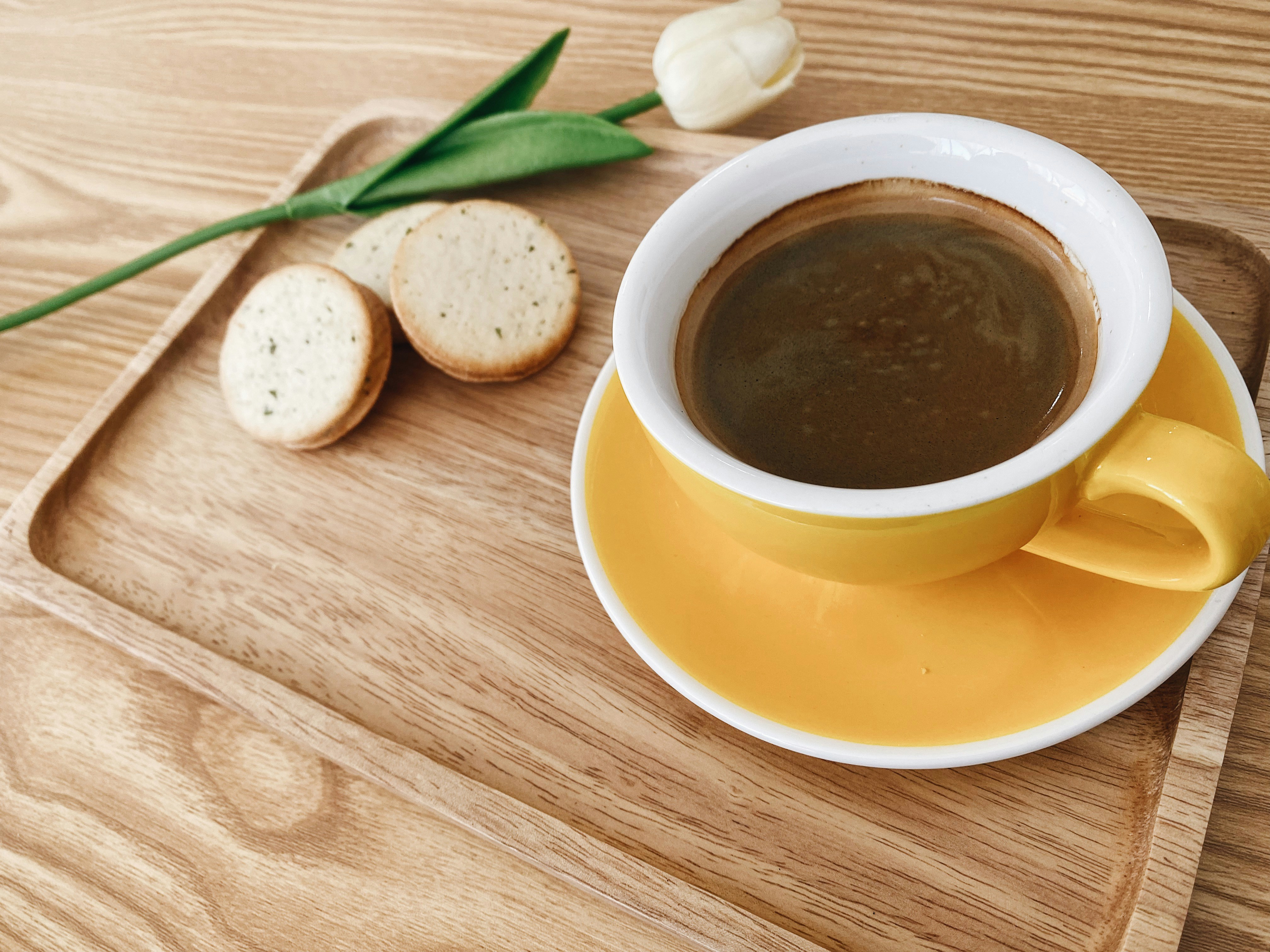 Elegant Wooden Serving Tray