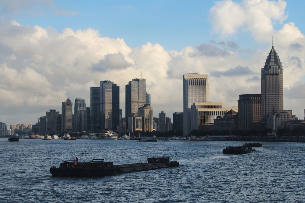 high rise buildings near body of water during daytime