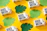 Close-up of a beautifully printed folding carton showcasing vibrant colors and sharp details.