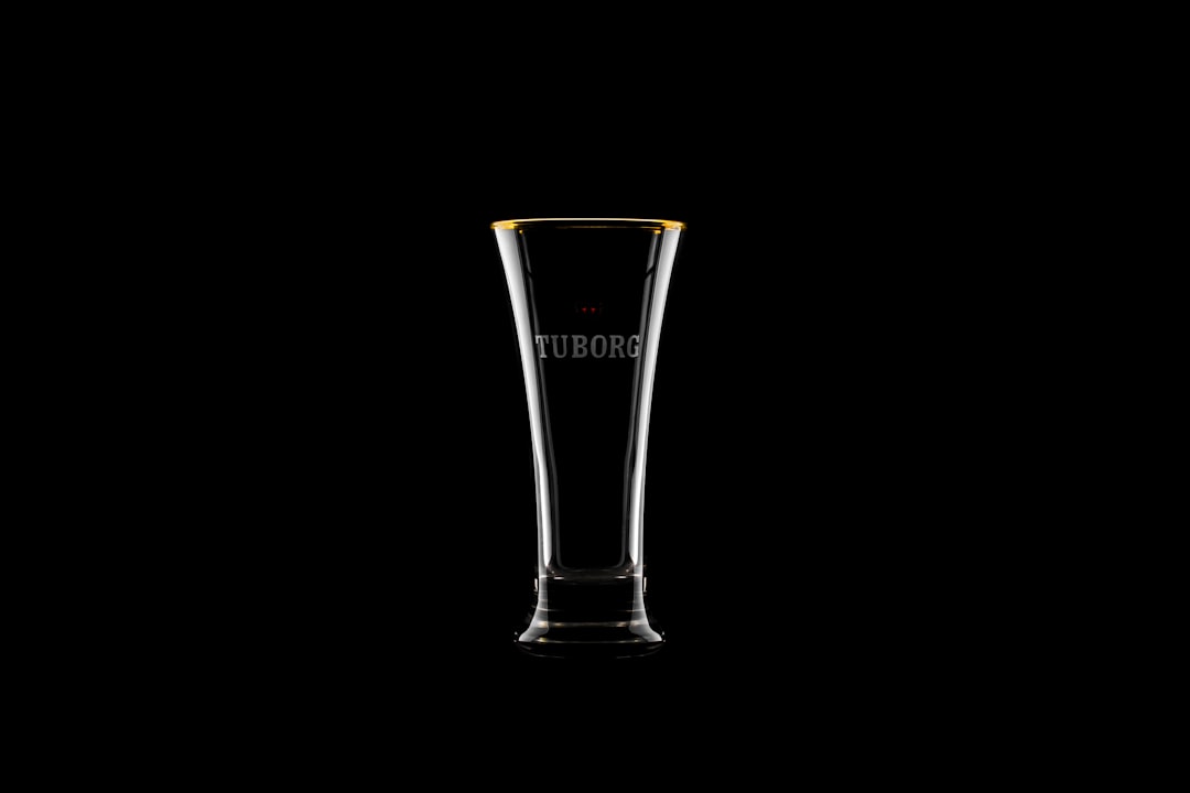 clear drinking glass with water