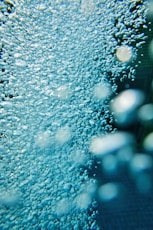 water droplets on glass surface