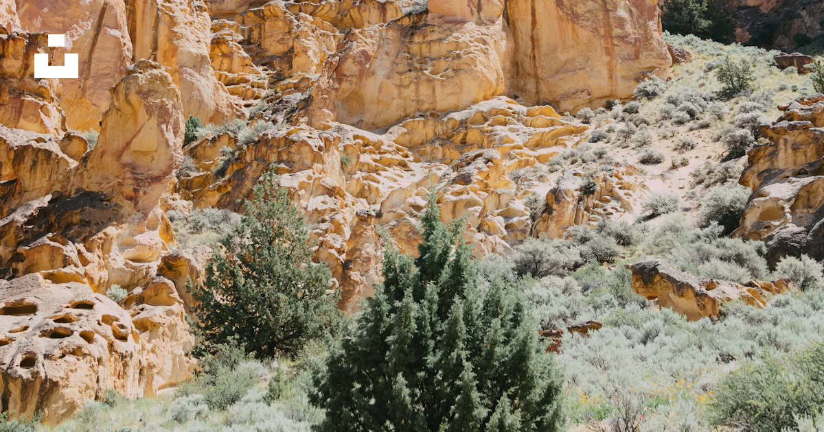 Obogon Rocks Formation Color Brown rock formation under blue sky during daytime photo – Free Oregon ...