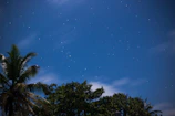 Night sky filled with stars above the Recanto de Tucuns pousada in Brazil